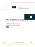 Homossexualidade e Família de Origem: A Perspectiva de Homossexuais Masculinos