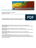 A Transformação Do Espaço A Partir de Aspectos Econômicos, Geográficos, Sociais e Políticos: Um Estudo em Porto Alegre/rs