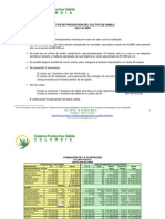 Costos de Produccion Cultivo 2009