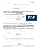 CH 4 Les Équations de Maxwell