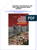 PDF Regional Integration Development and Governance in Mesoamerica Alina Gamboa Ebook Full Chapter