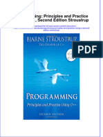 PDF Programming Principles and Practice Using C Second Edition Stroustrup Ebook Full Chapter