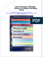 Full Chapter Physical Layer Security in Random Cellular Networks 1St Edition Hui Ming Wang PDF