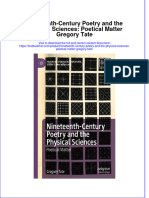 Full Chapter Nineteenth Century Poetry and The Physical Sciences Poetical Matter Gregory Tate PDF