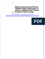 NL ARMS Netherlands Annual Review of Military Studies 2020: Deterrence in The 21st Century-Insights From Theory and Practice Frans Osinga