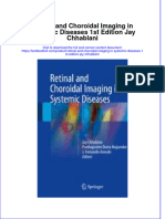 Textbook Retinal and Choroidal Imaging in Systemic Diseases 1St Edition Jay Chhablani Ebook All Chapter PDF