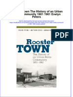 Textbook Rooster Town The History of An Urban Metis Community 1901 1961 Evelyn Peters Ebook All Chapter PDF