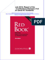 PDF Red Book 2018 Report of The Committee On Infectious Diseases 31St Edition David W Kimberlin Ebook Full Chapter