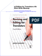 PDF Revising and Editing For Translators 4Th Edition Brian Mossop Ebook Full Chapter