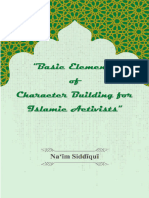 Basic Elements of Character Building For Islamic Activis