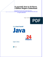 Textbook Sams Teach Yourself Java in 24 Hours 8Th Ed 8Th Edition Rogers Cadenhead Ebook All Chapter PDF