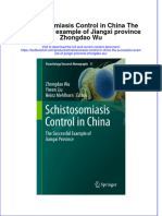 PDF Schistosomiasis Control in China The Successful Example of Jiangxi Province Zhongdao Wu Ebook Full Chapter