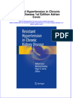 Textbook Resistant Hypertension in Chronic Kidney Disease 1St Edition Adrian Covic Ebook All Chapter PDF