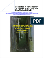 Textbook Shifting Corporealities in Contemporary Performance Danger Im Mobility and Politics Marina Grzinic Ebook All Chapter PDF