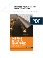 PDF Shipping Business Unwrapped First Edition Edition Duru Ebook Full Chapter