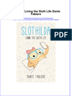 Textbook Slothilda Living The Sloth Life Dante Fabiero Ebook All Chapter PDF