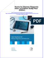 PDF Smart Healthcare For Disease Diagnosis and Prevention 1St Edition Sudip Paul Editor Ebook Full Chapter