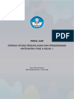 Modul Ajar Matematika - Operasi Hitung Penjumlahan Dan Pengurangan - Fase A