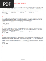 L 2 Assignment (Wave Optics)