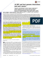 2014 - PNAS - Characterization of HPV and Host Genome Interactions in Primary Head and Neck Cancers