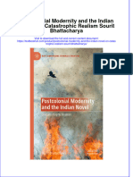 Full Chapter Postcolonial Modernity and The Indian Novel On Catastrophic Realism Sourit Bhattacharya PDF