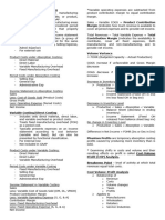 Strat Cost Notes (Prelims)