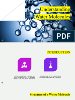 Understanding Water Behaviour Chem