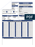 LJK Ujian Semester SMP