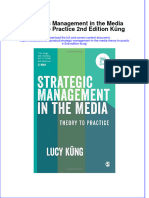 Textbook Strategic Management in The Media Theory To Practice 2Nd Edition Kung Ebook All Chapter PDF