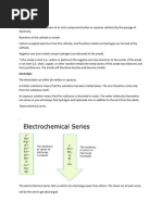 Electrolysis