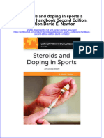 PDF Steroids and Doping in Sports A Reference Handbook Second Edition Edition David E Newton Ebook Full Chapter