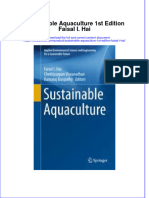 Textbook Sustainable Aquaculture 1St Edition Faisal I Hai Ebook All Chapter PDF