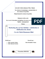 Marketing Des Services Hôtelier Satisfaction Et Fidélisation Des Clients