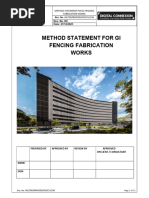 MS - GI Fencing Fabrication Work