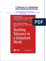 Textbook Teaching Tolerance in A Globalized World Andres Sandoval Hernandez Ebook All Chapter PDF