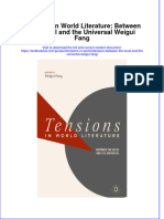 Textbook Tensions in World Literature Between The Local and The Universal Weigui Fang Ebook All Chapter PDF