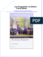 Textbook The American Pragmatists 1St Edition Cheryl Misak Ebook All Chapter PDF