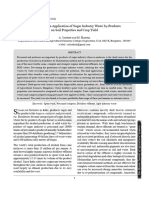 An Overview On Application of Sugar Industry Waste By-Products On Soil Properties and Crop Yield