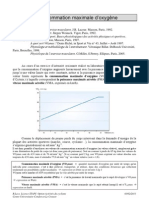 La Consommation Maximale D'oxygène FACTEURS LIMITENTS