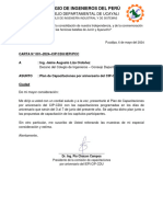 Carta + Plan de Capacitaciones Por Aniversario