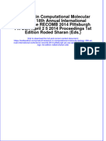 Full Chapter Research in Computational Molecular Biology 18Th Annual International Conference Recomb 2014 Pittsburgh Pa Usa April 2 5 2014 Proceedings 1St Edition Roded Sharan Eds PDF