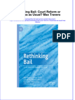 Full Chapter Rethinking Bail Court Reform or Business As Usual Max Travers PDF