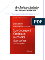 Full Chapter Size Dependent Continuum Mechanics Approaches Theory and Applications 1St Edition Esmaeal Ghavanloo PDF