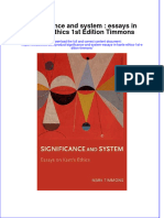 Textbook Significance and System Essays in Kants Ethics 1St Edition Timmons Ebook All Chapter PDF