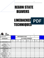 Oregon State Beavers Linebacker Techniques