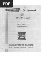 Triumph Spitfire MkI MkII Parts Manual