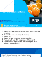 Acid Base Equilibrium