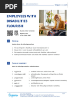 Helping Employees With Disabilities Flourish