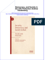 Full Chapter Security Democracy and Society in Bali Trouble With Protection Andrew Vandenberg PDF