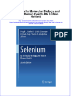 Full Chapter Selenium Its Molecular Biology and Role in Human Health 4Th Edition Hatfield PDF